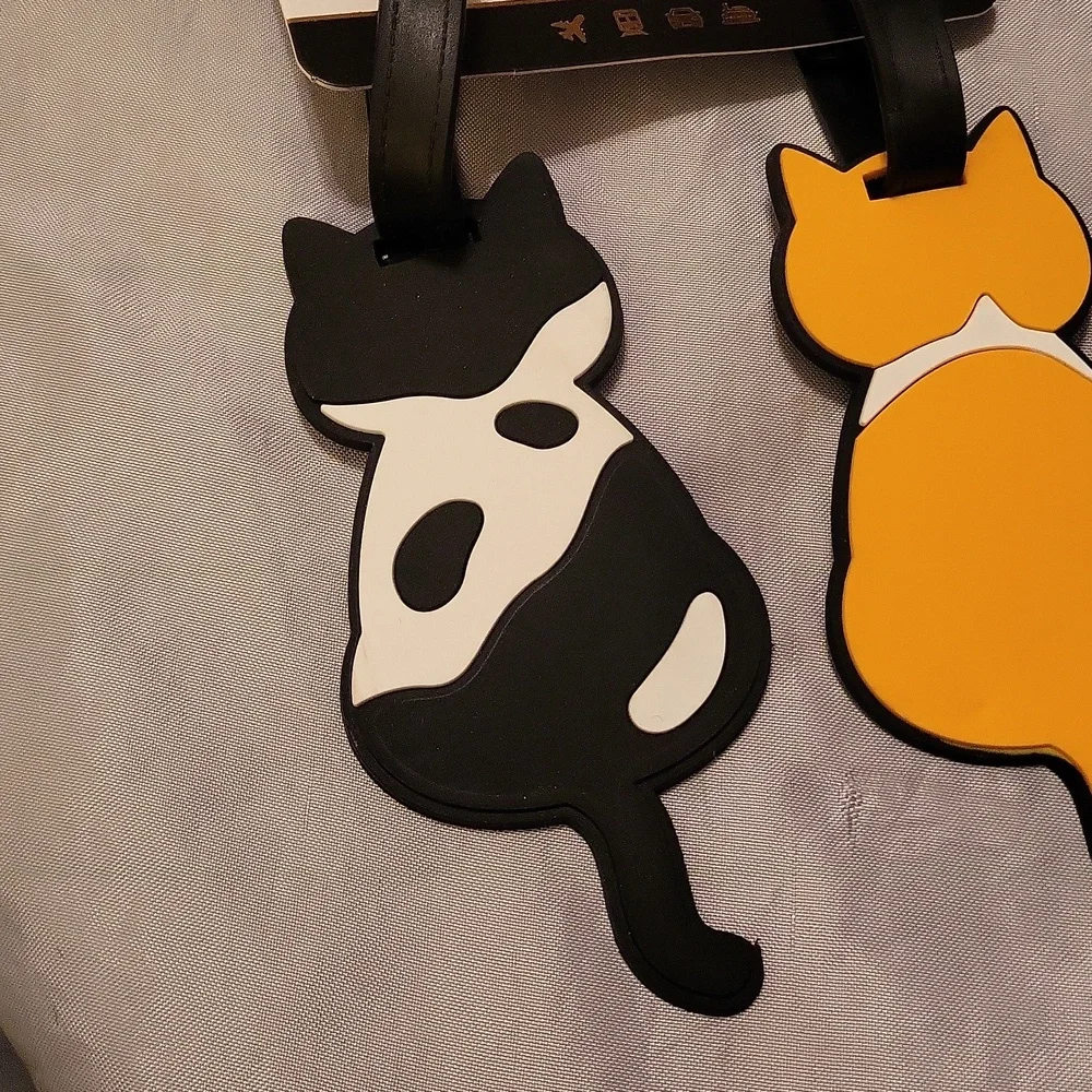 Cat 🐈 luggage tag 2pc set